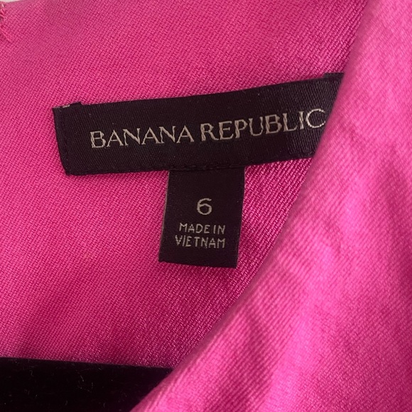 Banana Republic Pink Sleeveless Midi Dress Size 6 - Picture 2 of 3